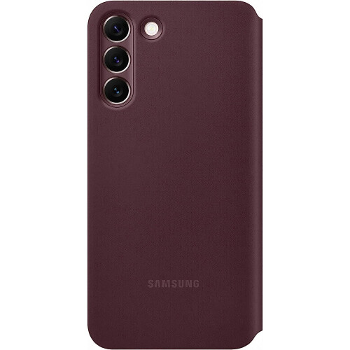 Samsung Funda Samsung Oficial Clear View S22+ - Burdeos 1
