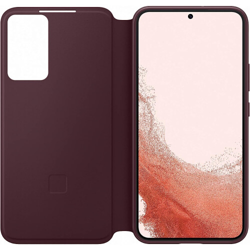 Samsung Funda Samsung Oficial Clear View S22+ - Burdeos 2
