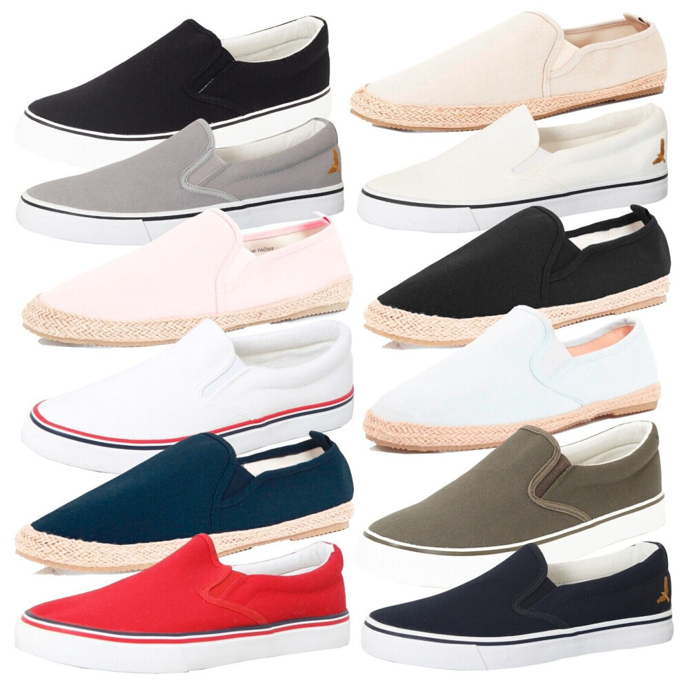 (Skate Eagle, Grey) Men Brave Soul Espadrilles Slip On Pump Boat Car Shoe Deck Beach Flat Deck Pool