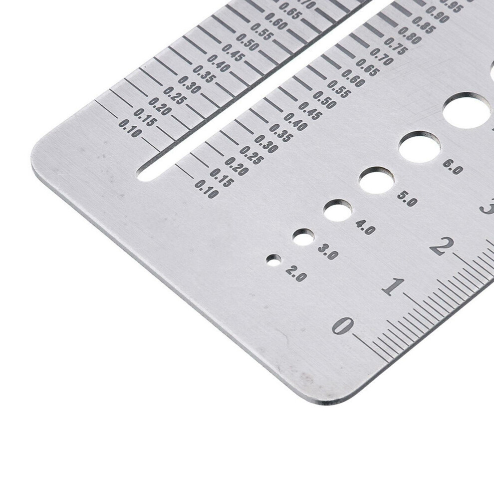 Screw Gauge Size Plate Fastener Diameter Measuring Checker Measure A Screw 970447363856
