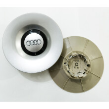 4pcs 153mm Audi 8E0601165H Gray Wheel Center Caps Hubcaps Rim Hub Caps