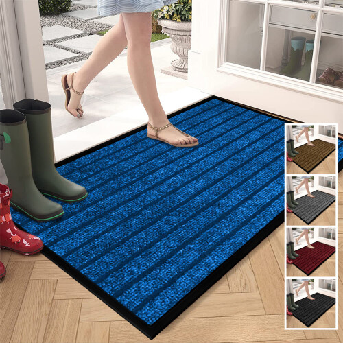 Imperial Rooms Rubber Door Mats Non-Slip Dirt Trapper Heavy Duty
