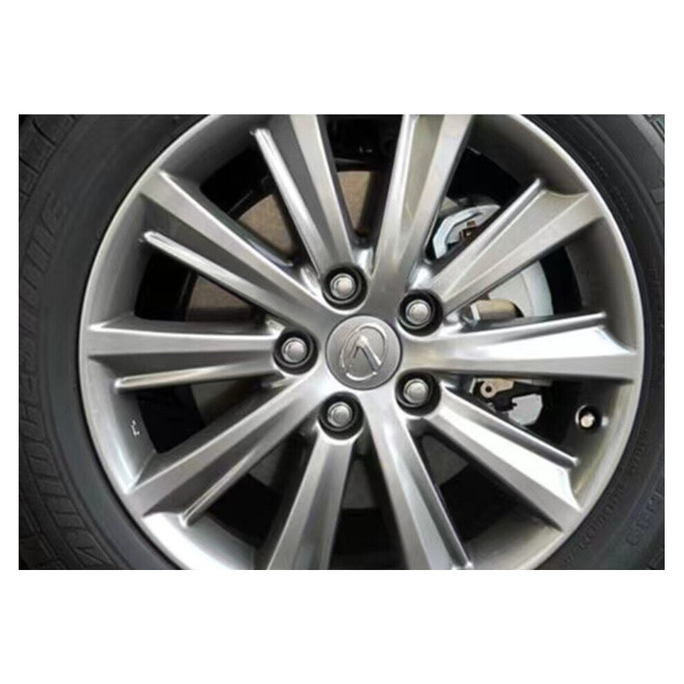4Pcs Car Wheel Rim Center Cap Lexus Emblems Chrome Plated 62Mm Gray 5701510951282
