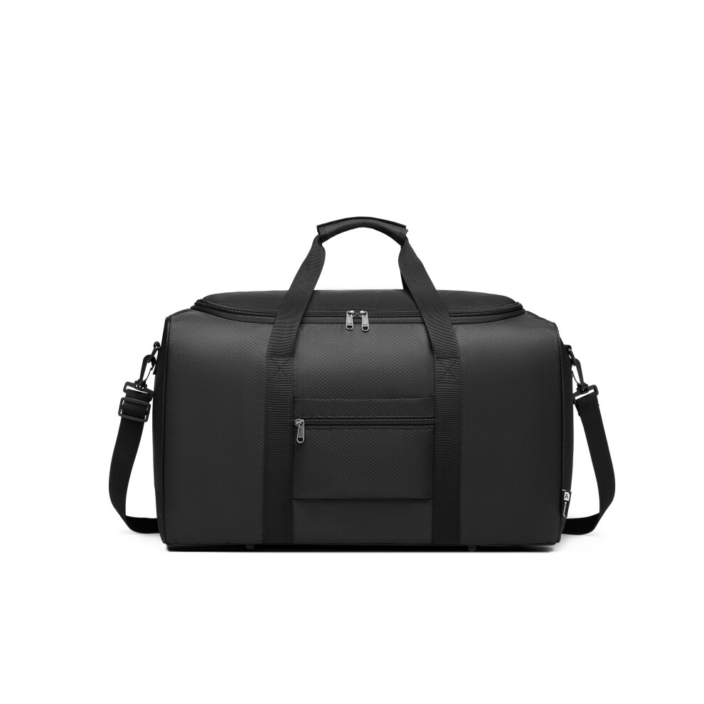 Waterproof Lightweight Travel Duffle Bag Sports Holdall - Black