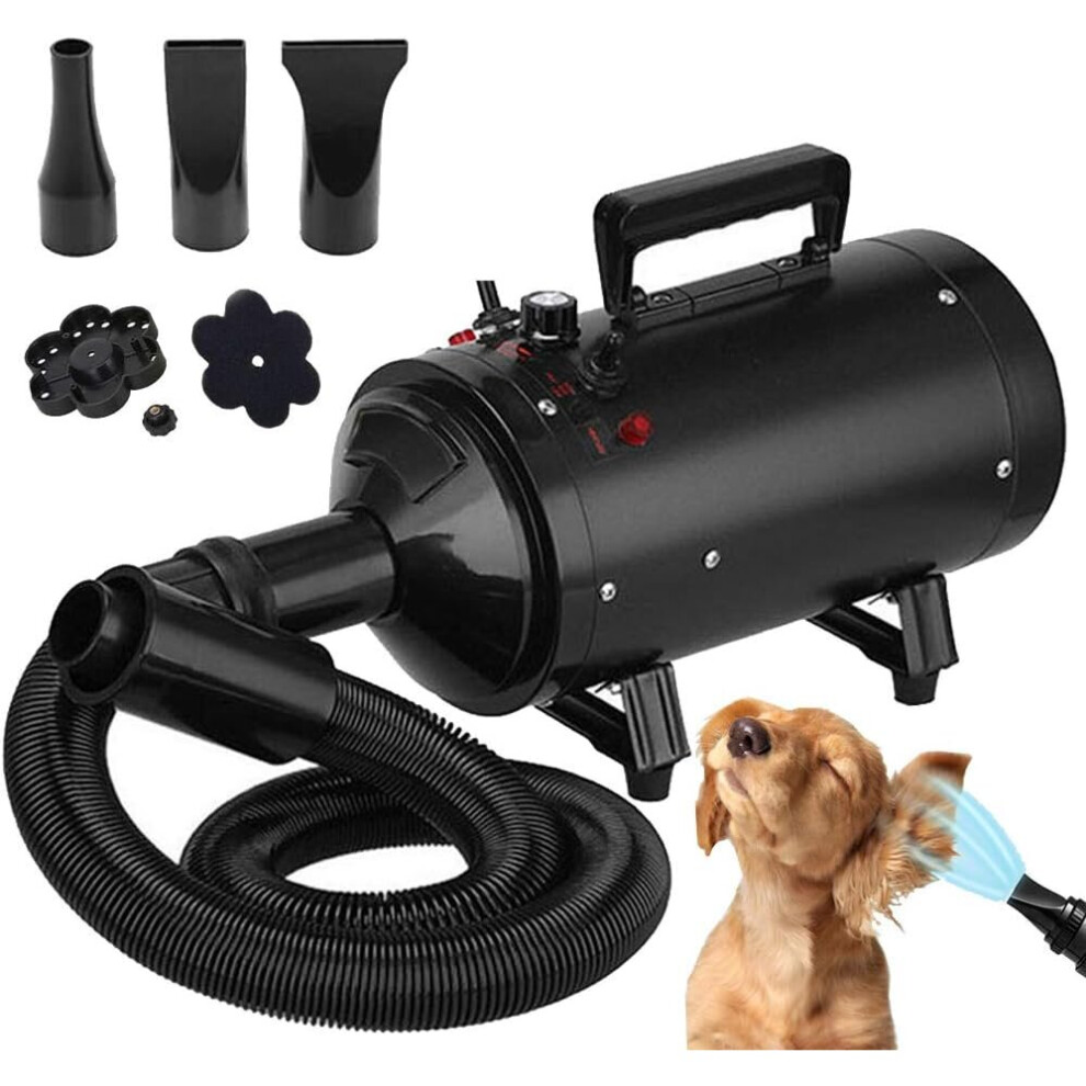 Lmstarz 2800W Motorcycle Dryer Bike Blower Blaster Pet Dog Hair Grooming Dryer