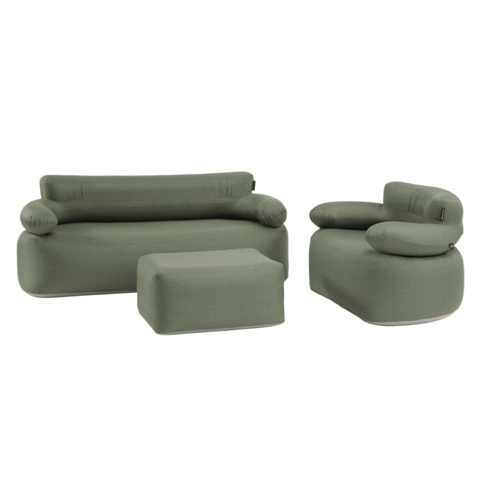 Outwell Inflatable Set Inflatable Chair Sofa Air Bed Blow up Seat Laze Green