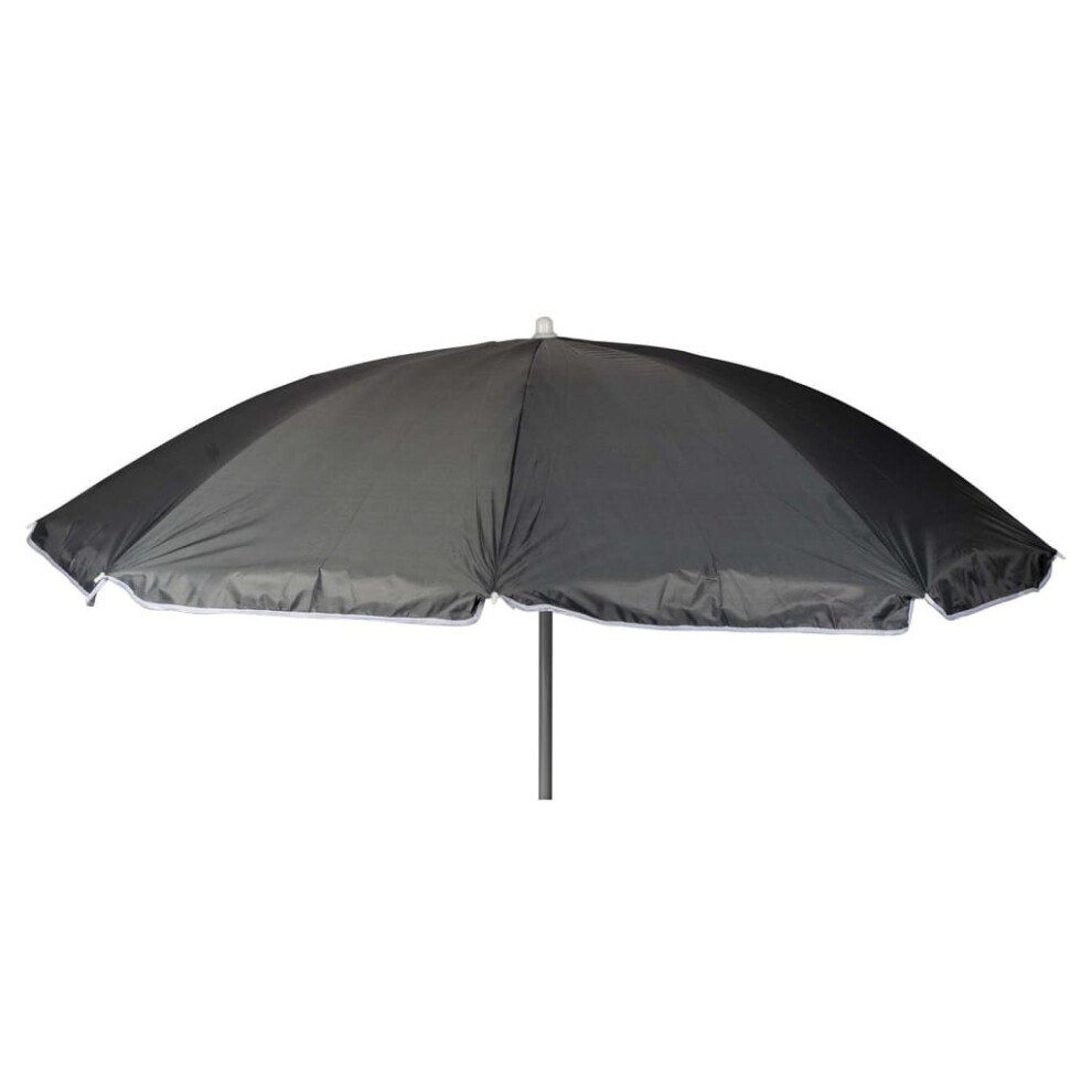 Bo-Camp Parasol Beach 160cm Grey Garden Sun Shade Protection Patio Umbrella