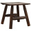 VidaXL (dark brown, square table) vidaXL Side Table End Table Wooden Sofa Couch Coffee Table Solid Wood Spruce 3