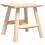 VidaXL (light brown, square table) vidaXL Side Table End Table Wooden Sofa Couch Coffee Table Solid Wood Spruce 4