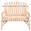 VidaXL (light brown, bench) vidaXL Side Table End Table Wooden Sofa Couch Coffee Table Solid Wood Spruce 4