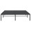 VidaXL vidaXL Bettgestell Metall Schwarz 150x200 cm 6