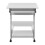 VidaXL vidaXL Compact Computer Desk with Pull-out Keyboard Tray White Office Stand 3