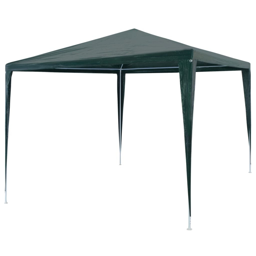 vidaXL Party Tent 3x3m PE Green Outdoor Patio Gazebo Canopy Marquee Shade