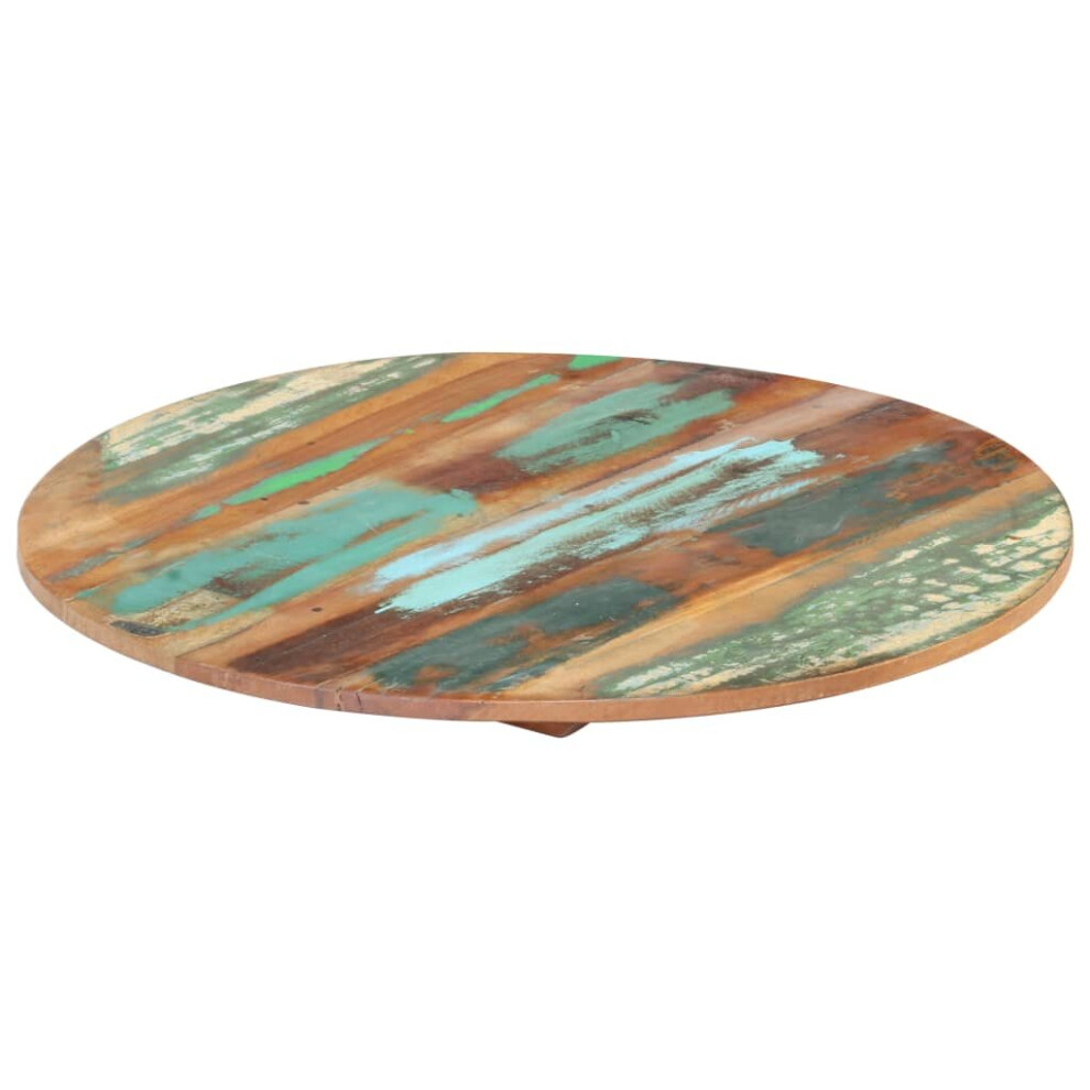 Vidaxl Round Table Top Coffee Table Top Dining Table Top Solid Reclaimed Wood