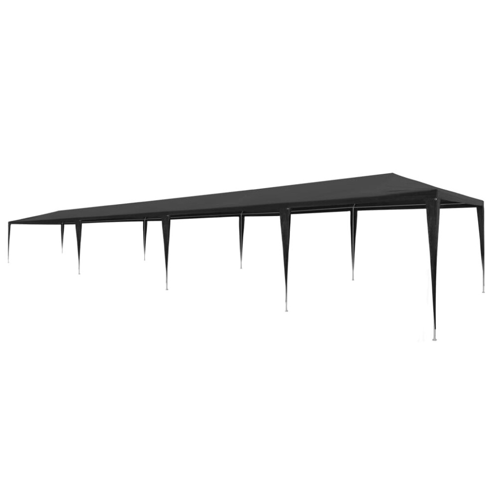 Vidaxl Party Tent 3X12m Pe Anthracite Outdoor Gazebo Canopy Marquee Shade