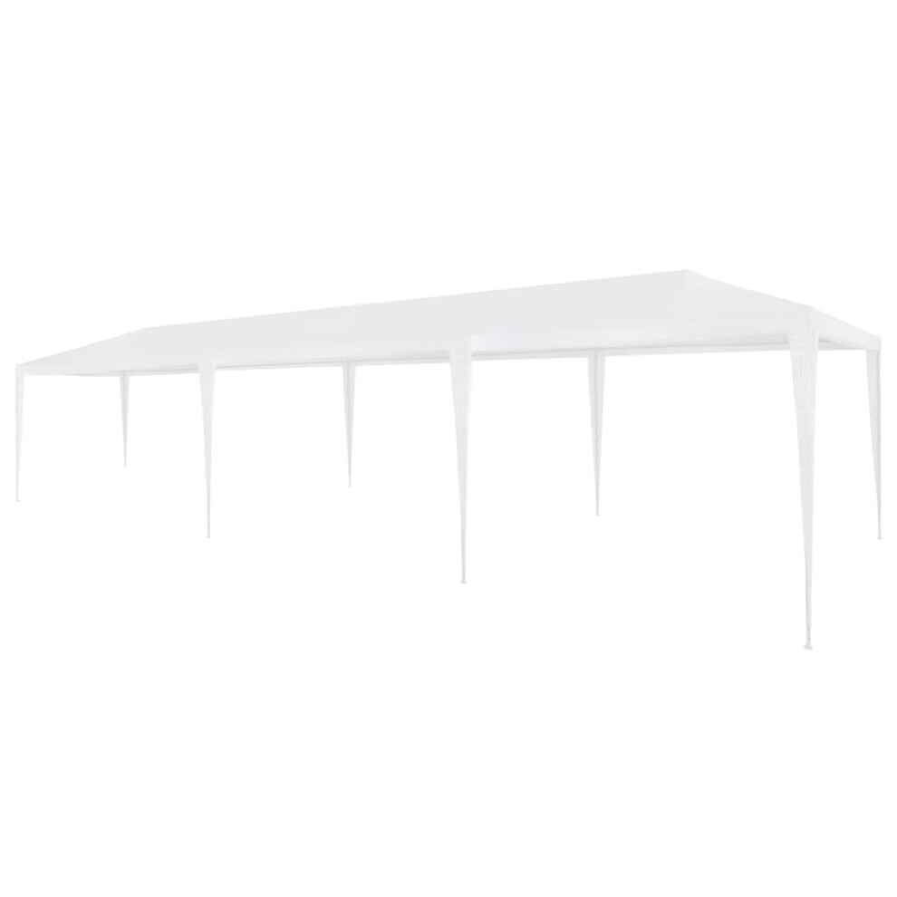 vidaXL Party Tent 3x9m PE White Outdoor Garden Gazebo Marquee Canopy Pavilion