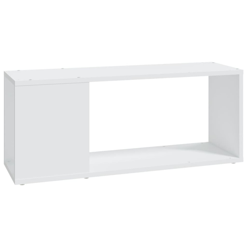 vidaXL TV Cabinet White Engineered Wood Plasma Stereo Book Cabinet TV Stand