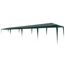 vidaXL Party Tent 3x12m PE Green Outdoor Patio Gazebo Marquee Canopy Shade