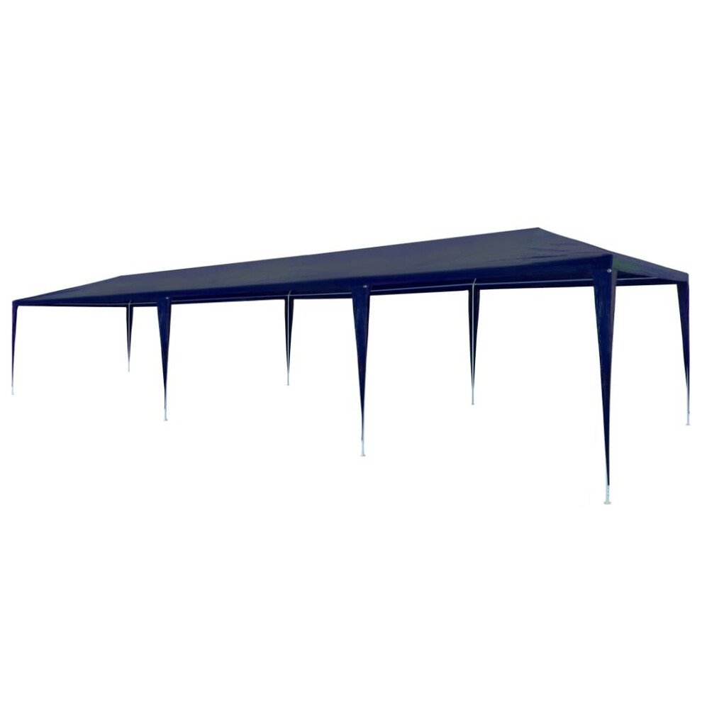 vidaXL Party Tent 3x9m PE Blue Outdoor Garden Gazebo Marquee Canopy Pavilion