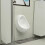 vidaXL Wall Hung Urinal with Flush Valve Ceramic White Wall-mounted Urinal 3
