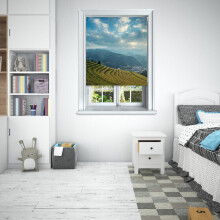 (150 cm Width x 140 cm Drop, Agriculture) Lister Cartwright Photographic Blackout Roller Blinds Easy to Fit All Fixing Included Beautiful Design Roller Blinds