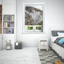 (120 cm Width x 140 cm Drop, Mountain Bike Scenic) Lister Cartwright Photographic Blackout Roller Blinds Easy to Fit All Fixing Included Beautiful Design Roller Blinds