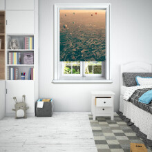 (180 cm Width x 140 cm Drop, Hot Air Balloons) Lister Cartwright Photographic Blackout Roller Blinds Easy to Fit All Fixing Included Beautiful Design Roller Blinds