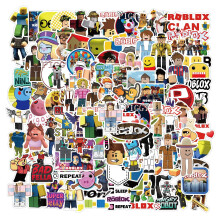 (100pcs) 100pcs Game Roblox Stickers Waterproof Diy Laptop Skateboard Bike Luggage Decals