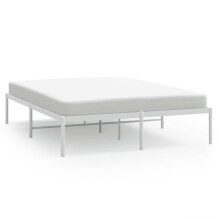 (207 x 166 x 31 cm, without headboard) vidaXL Metal Bed Frame with Headboard Bedroom Metal Platform Bed Base Bedstead