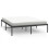 VidaXL vidaXL Bettgestell Metall Schwarz 150x200 cm 1