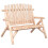 VidaXL (light brown, bench) vidaXL Side Table End Table Wooden Sofa Couch Coffee Table Solid Wood Spruce 1