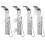 VidaXL vidaXL Shower Panel System Stainless Steel Curved Tower Column Pillar Bathroom 3