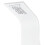 VidaXL vidaXL Shower Panel Unit Aluminium 20x44x130cm White Bathroom Tower System 5