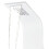 VidaXL vidaXL Shower Panel Unit Aluminium 20x44x130cm White Bathroom Tower System 6