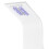 VidaXL vidaXL Shower Panel Unit Aluminium 20x44x130cm White Bathroom Tower System 3