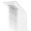 VidaXL vidaXL Shower Panel Unit Aluminium 20x44x130cm White Bathroom Tower System 7