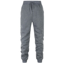 (Dark Gray, L) Men Women Joggers Trousers Jogging Gym Pants Lounge Wear Tracksuit Bottoms