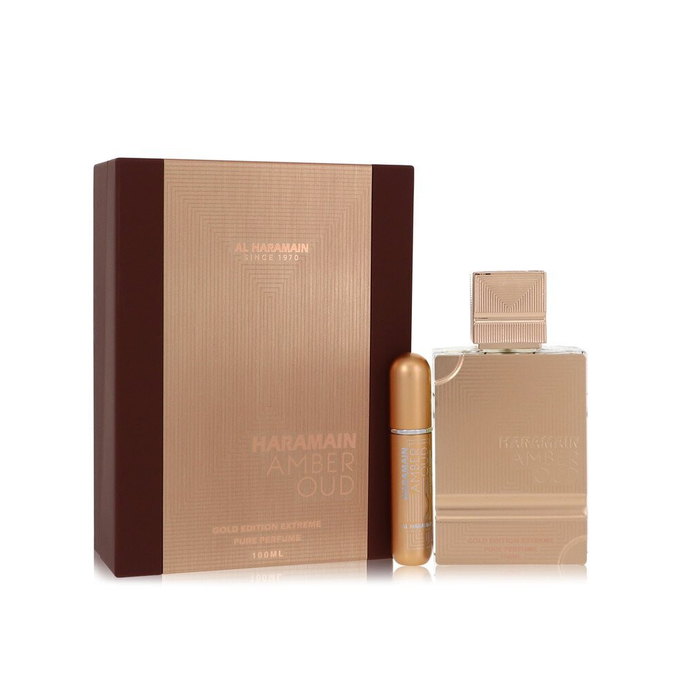 (3.4 oz) Al Haramain Amber Oud Gold Edition Extreme Gift Set By Al Haramain
