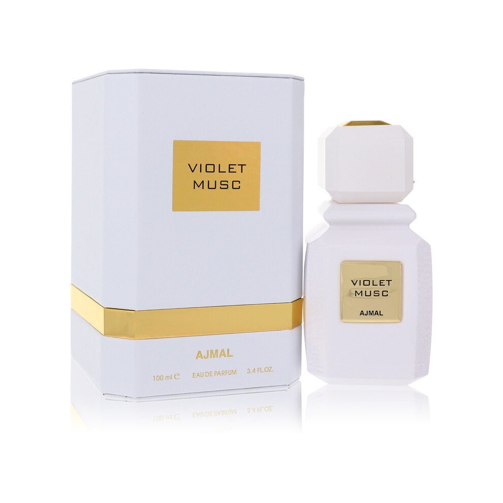 Ajmal Violet Musc Eau De Parfum 3.4Oz/100Ml New In Box