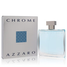 AZZARO Chrome Eau de Toilette Vaporisateur 100 ml - Parfum Masculin Frais et Énergique