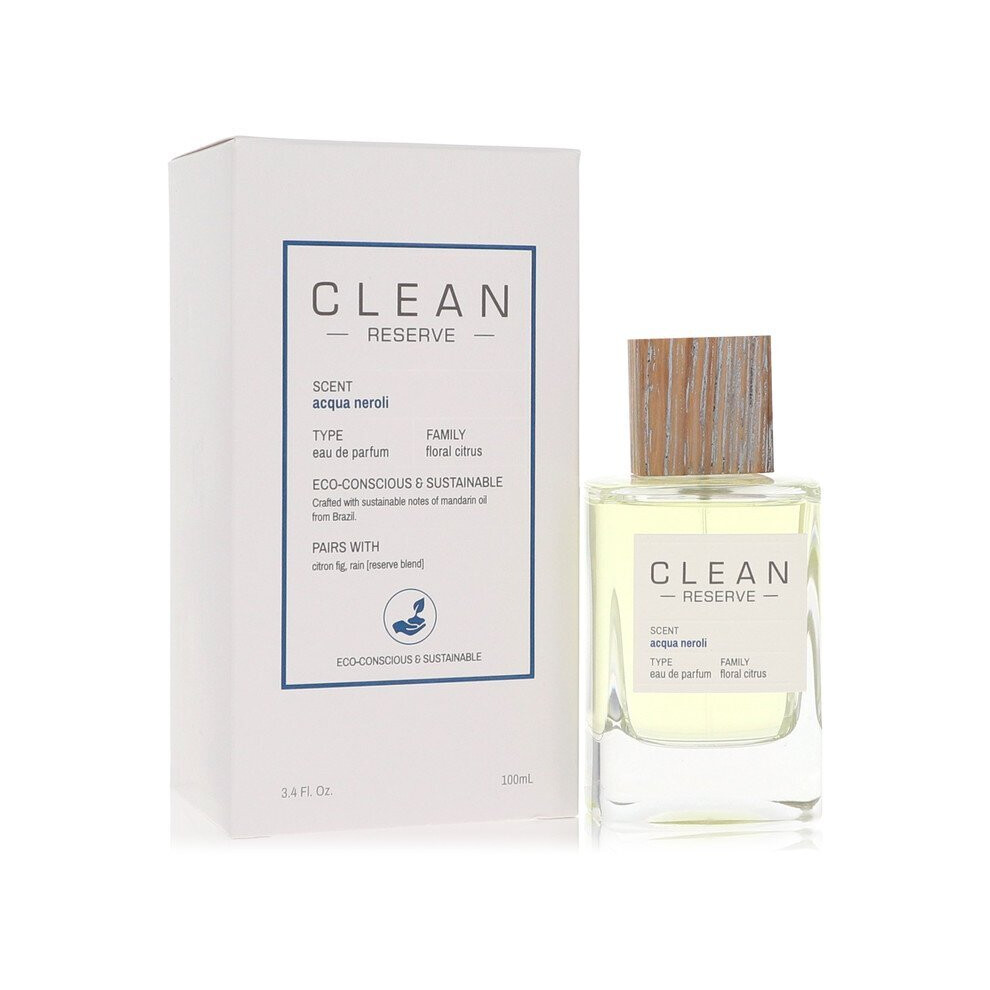 Clean Reserve Acqua Neroli By Eau De Parfum Spray 3.4 Oz