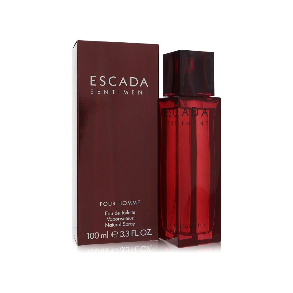 Escada Sentiment By Escada, 3.4 Oz EDT Spray For Men