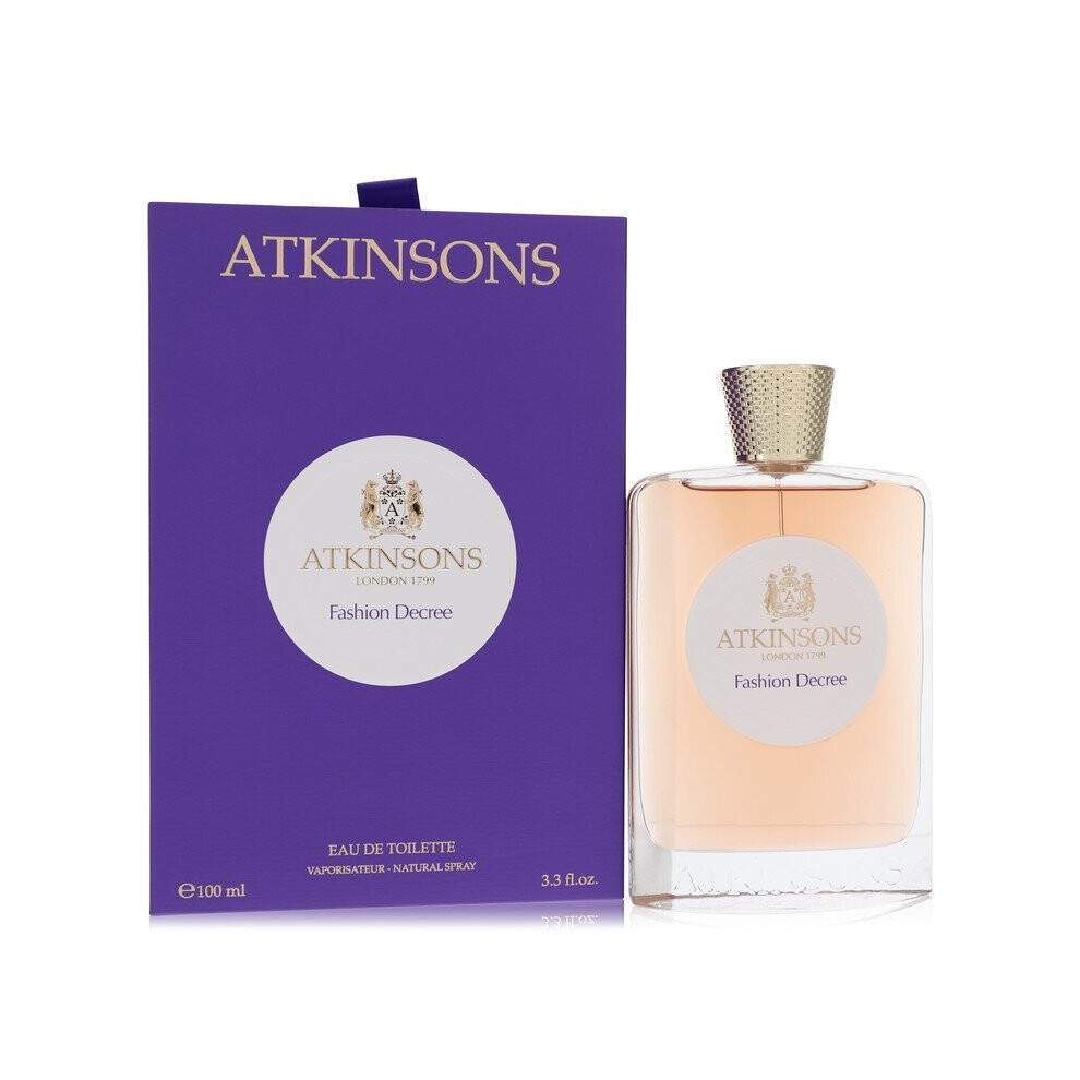 Atkinsons Fashion Decree Eau de Toilette 3.3 oz / 100ml New In Box