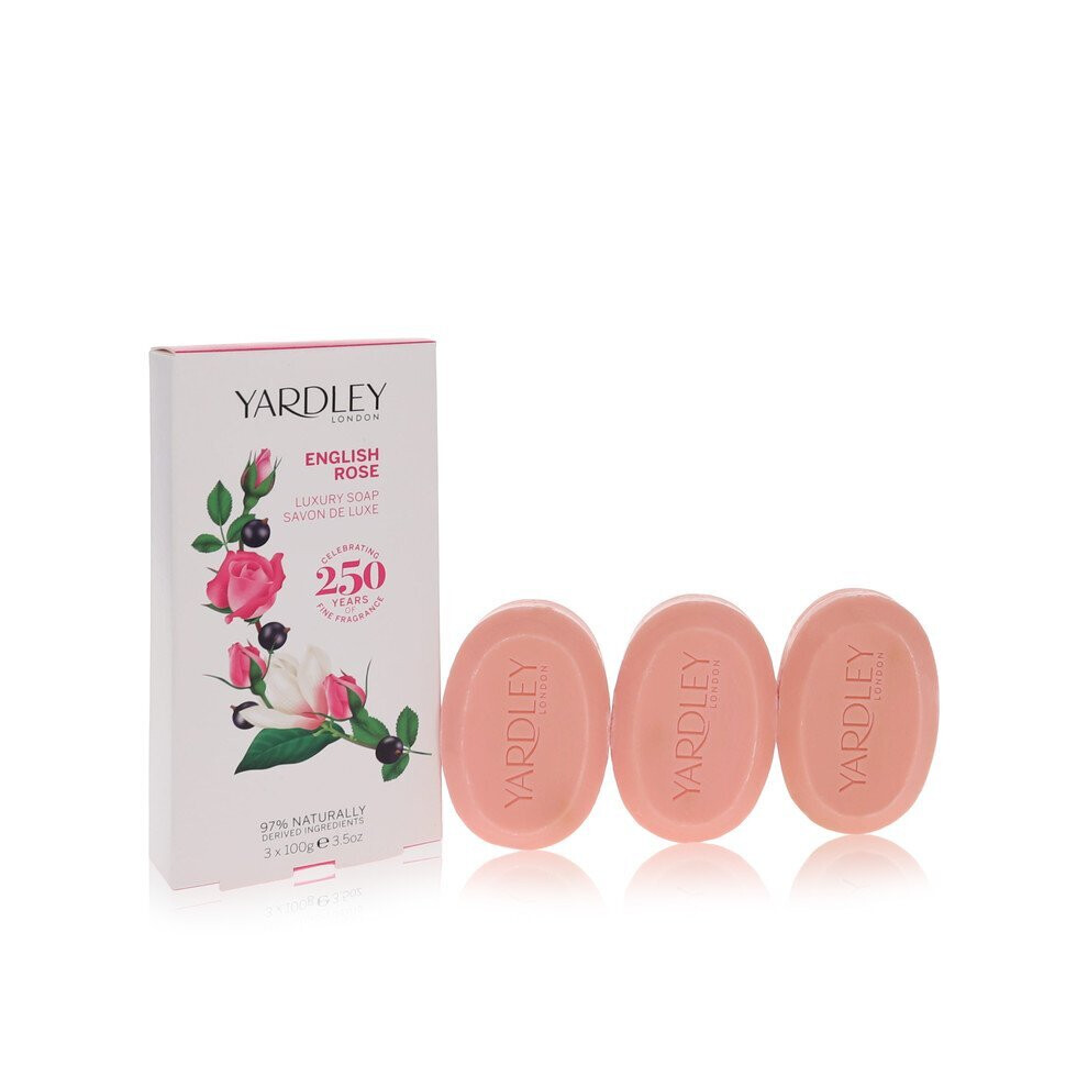 Yardley London English Rose 3 X 100 Gram Soaps