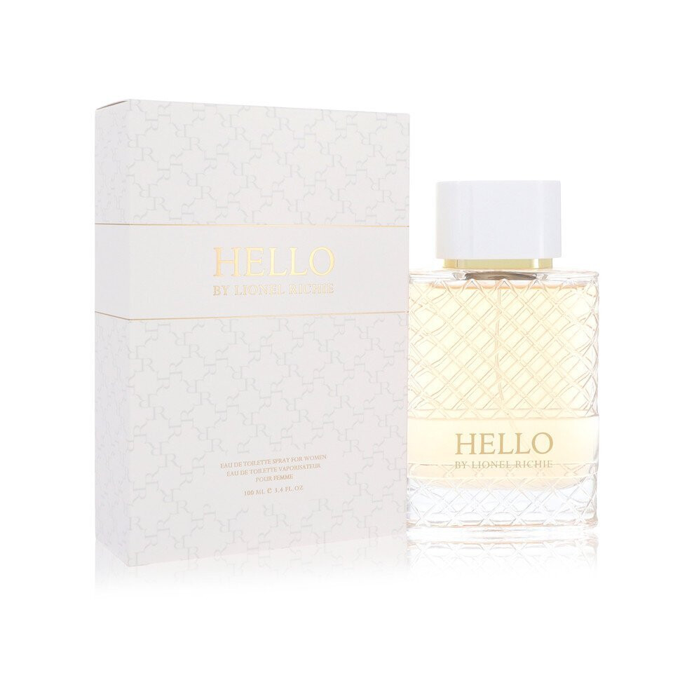 Lionel Richie Hello For Women Eau De Toilette Spray 100Ml