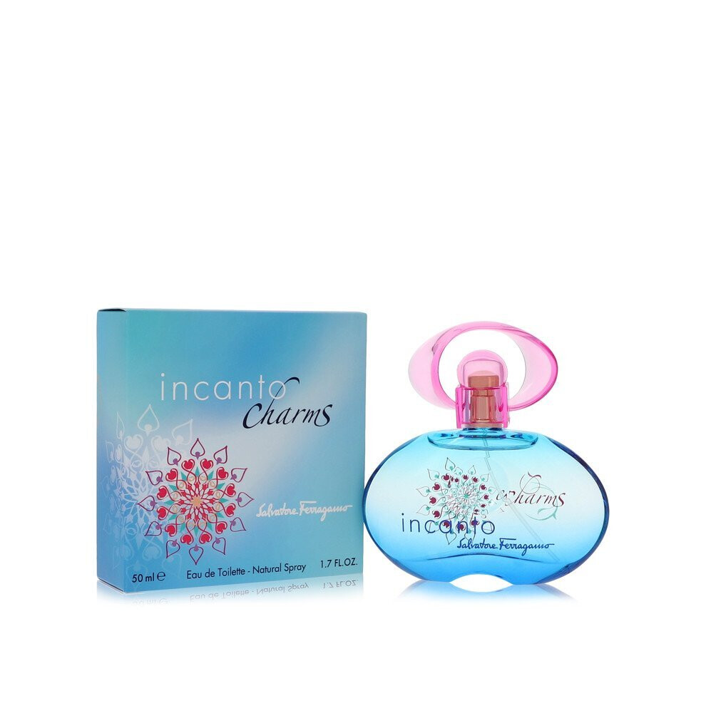 Salvatore Ferragamo Incanto Charms By Eau De Toilette Spray 1.7 Oz