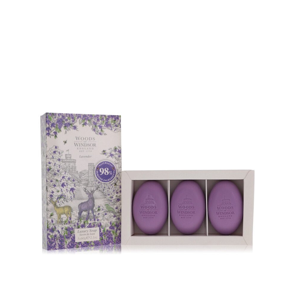Woods Of Windsor Lavender Luxury Soap For Her 60G - Pack Of 3 - Image 9