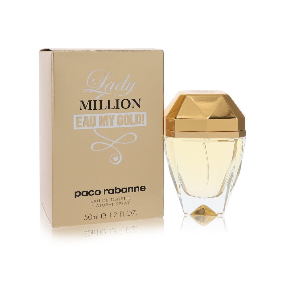 Paco Rabanne Lady Million Eau My Gold For Women EDT 50ml/1.7 oz