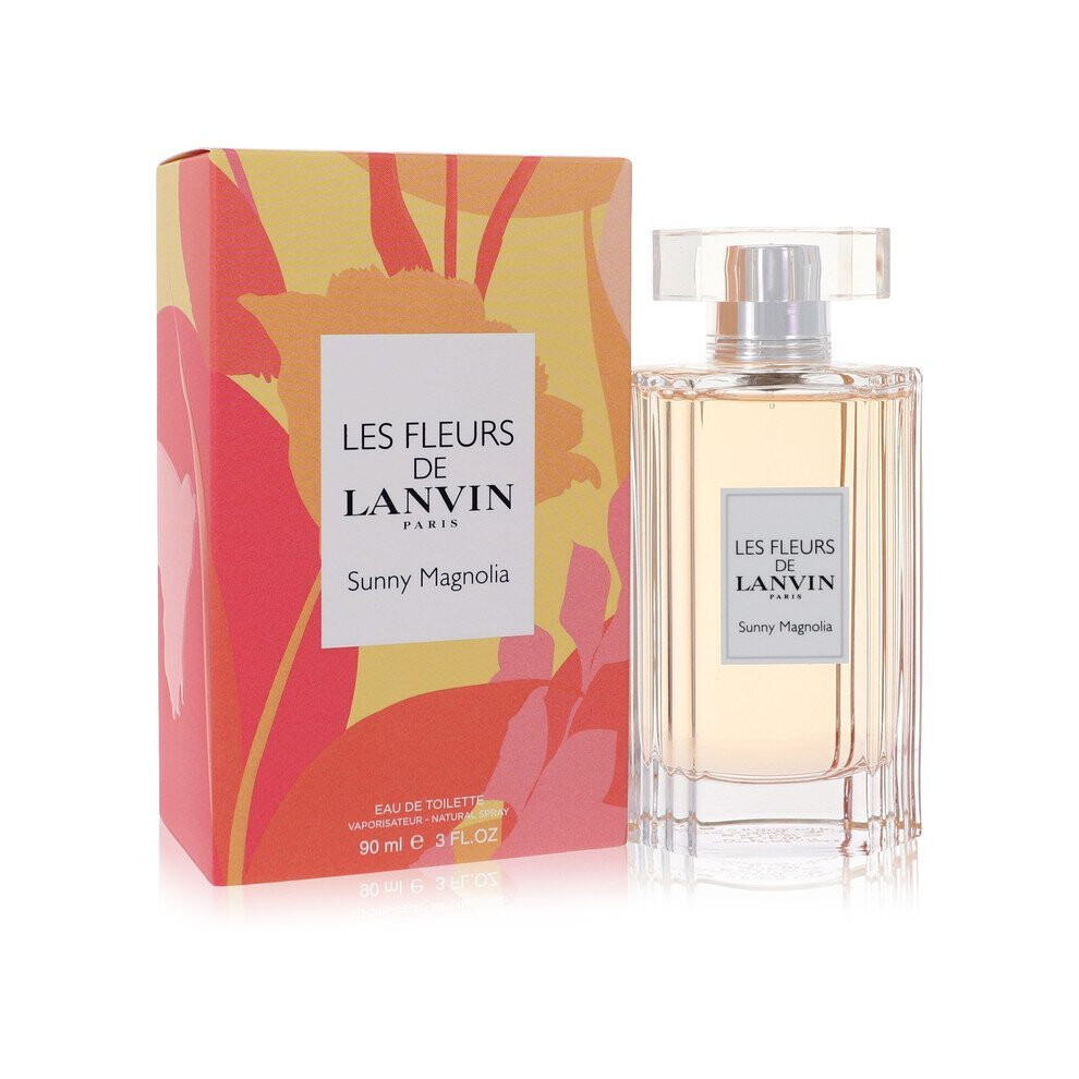 Les Fleurs De Lanvin Sunny Magnolia Eau De Toilette Spray By Lanvin