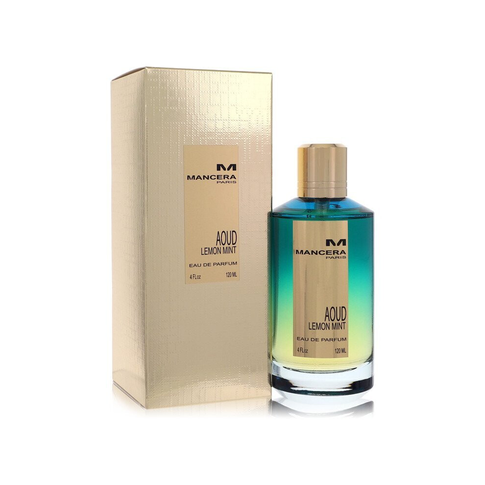 Mancera Aoud Lemon Mint By Eau De Parfum Spray (Unisex) 4 Oz (Women) V728-540131